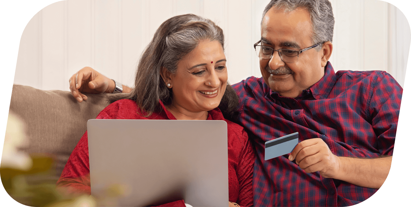 couple happy with secure document management to avoid financial fraud